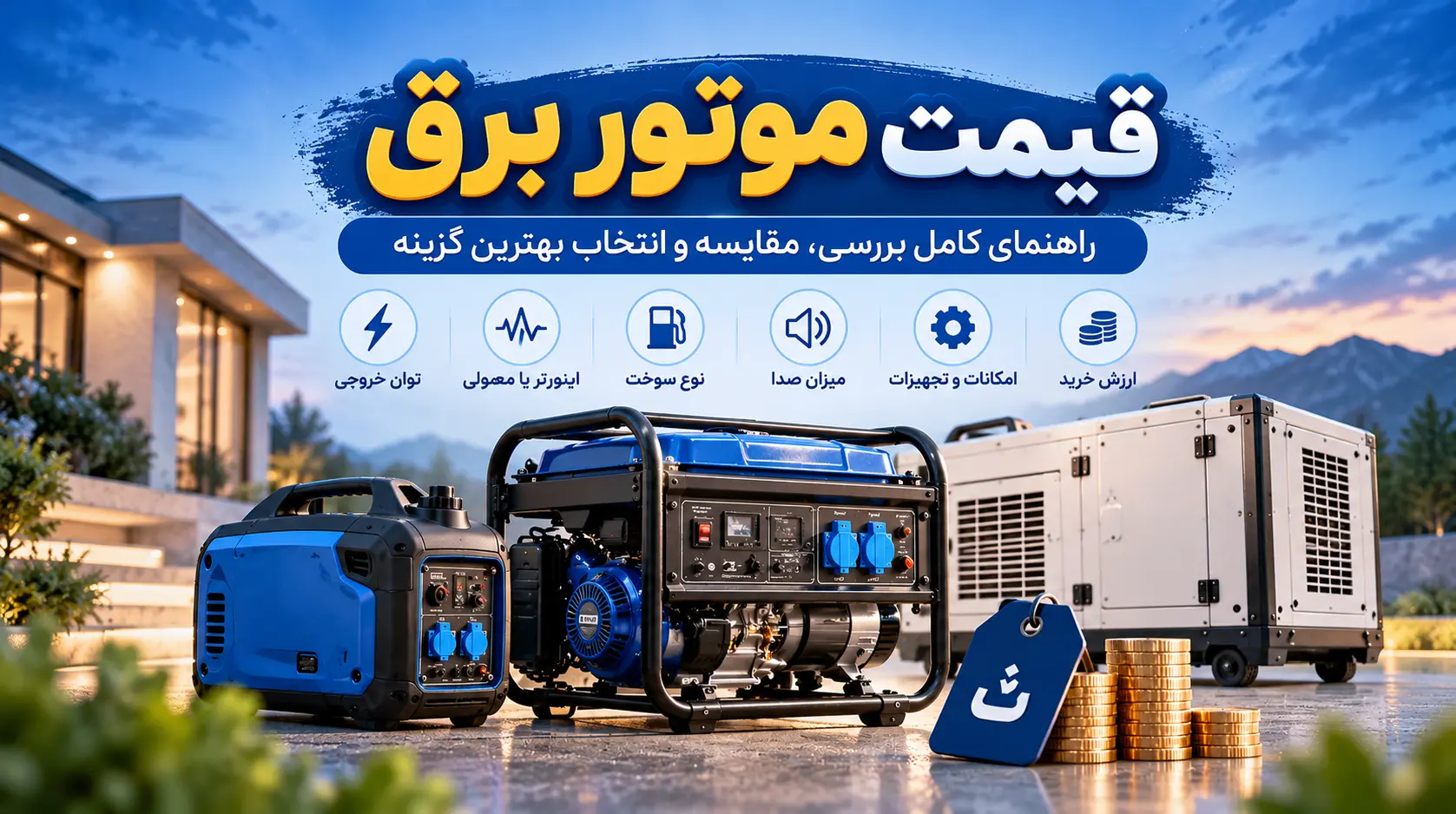 قیمت موتور برق؛ راهنمای خرید و انتخاب موتور برق مناسب در سال ۱۴۰۵