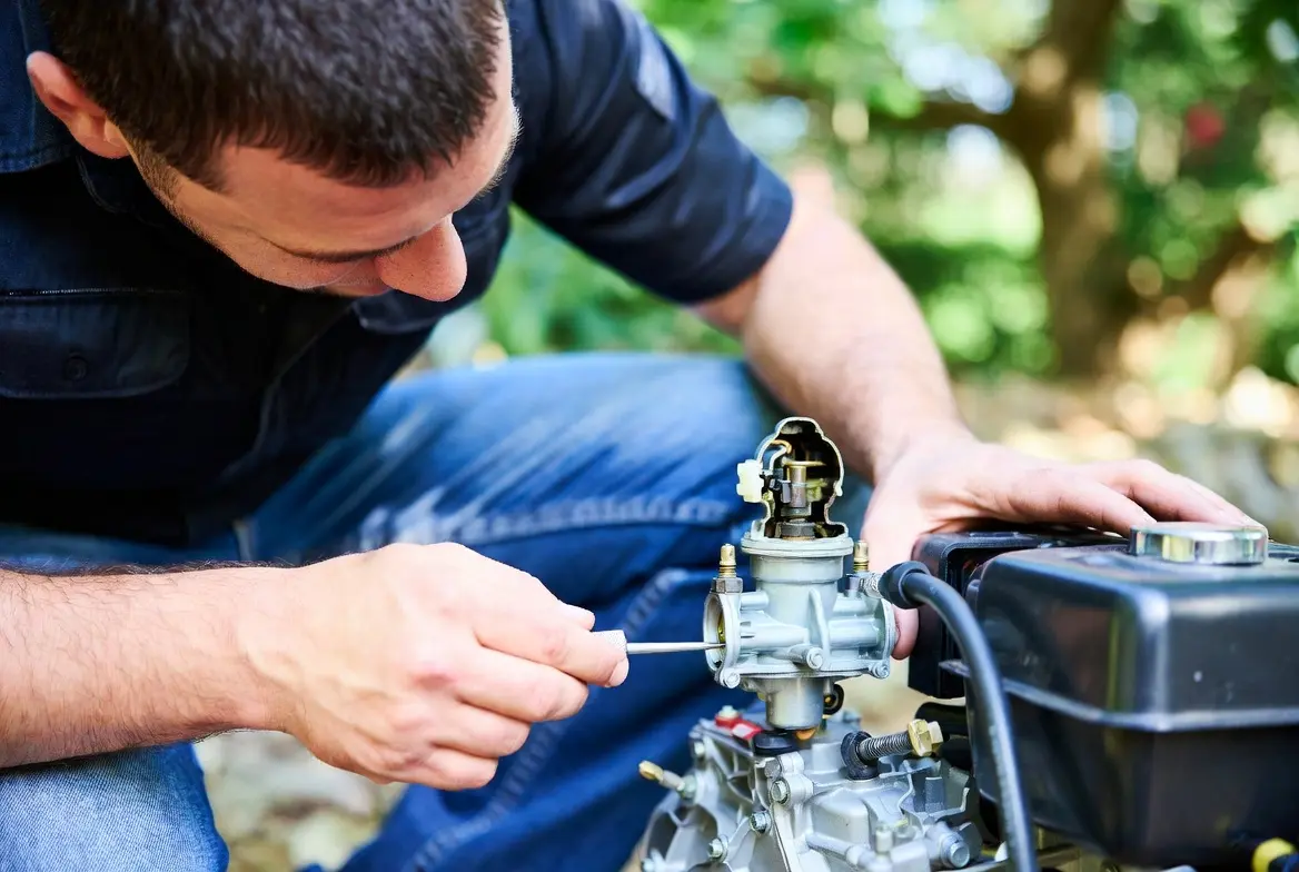 تنظیم کاربراتور موتور برق بنزینی | آموزش گام به گام در خانه