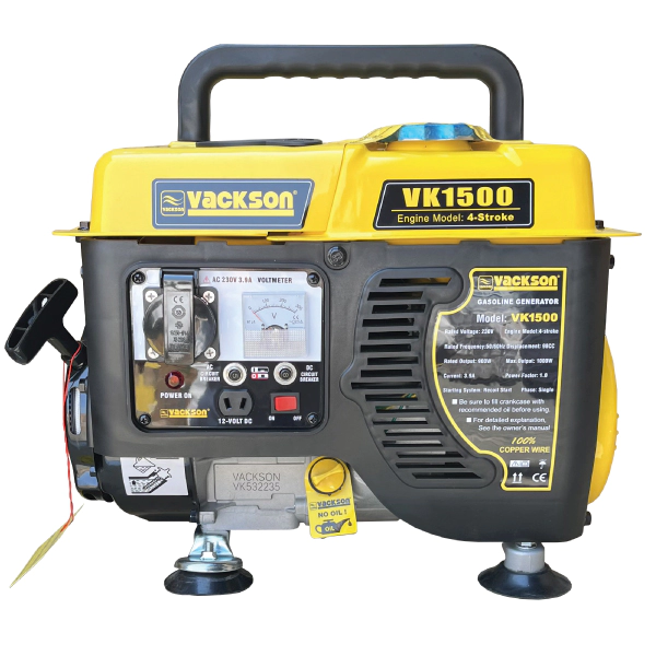 موتور برق بنزینی واکسون ۱ کیلووات مدل VK1500 تک فاز