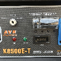 پنل کاربری موتور برق بنزینی کینگ وی مدل K8500ET تک فاز سه فاز
