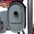 تصویر اگزوز موتور برق بنزینی فیروچی ۱۰ کیلووات مدل FSG12000E2V3RC تک فاز و سه فاز ریموت‌دار