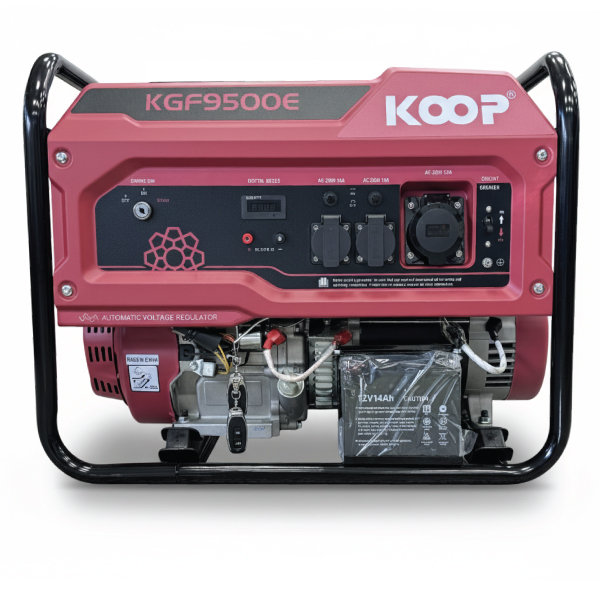 موتور برق بنزینی کوپ ۸ کیلووات مدل KGF9500E تک فاز ریموت‌دار