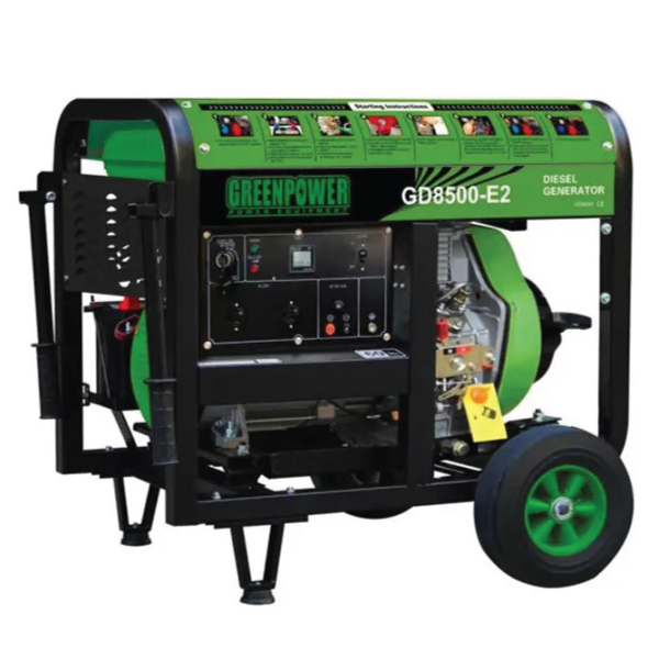 موتور برق دیزلی گرین پاور ۶.۵ کیلووات مدل GD8500E2 تک فاز