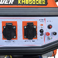 پنل کاربری موتور برق بنزینی هیرو پاور ۳.۸ کیلووات مدل KM8500E2 تک فاز