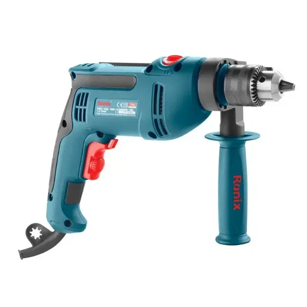 دریل چکشی برقی رونیکس ۱۳ میلیمتری ۷۵۰ وات مدل 2260 سهنظام آچاری