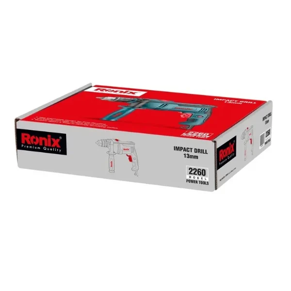 تصویر دریل چکشی رونیکس سه نظام آچاری مدل 2260