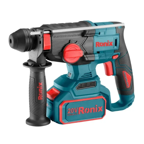 دریل بتن کن شارژی رونیکس ۲۰ ولت مدل 8678 براشلس