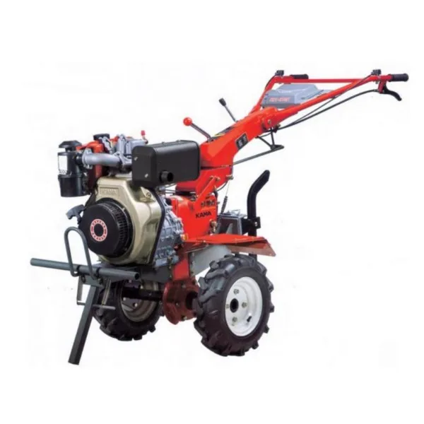 تیلر کولتیواتور دیزلی کاما ۱۰ اسب بخار مدل KDT910KE استارتی گلگیر قرمز