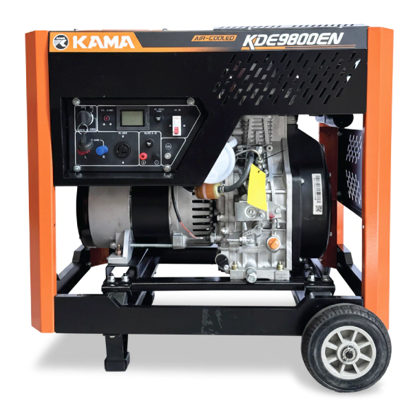 موتور برق دیزلی کاما ۸.۵ کیلووات مدل KDE9800EN استارتی تک فاز