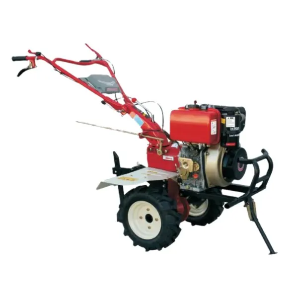 تیلر کولتیواتور دیزلی کاما ۱۰ اسب بخار مدل KDT910KE-2 استارتی گلگیر سفید