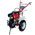 تیلر کولتیواتور دیزلی کاما ۱۰ اسب بخار مدل KDT910KE-2 استارتی گلگیر سفید