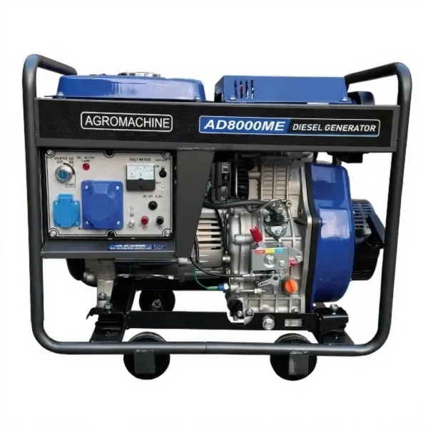 موتور برق دیزلی آگرو ۷ کیلووات مدل AD8000ME تک فاز استارتی
