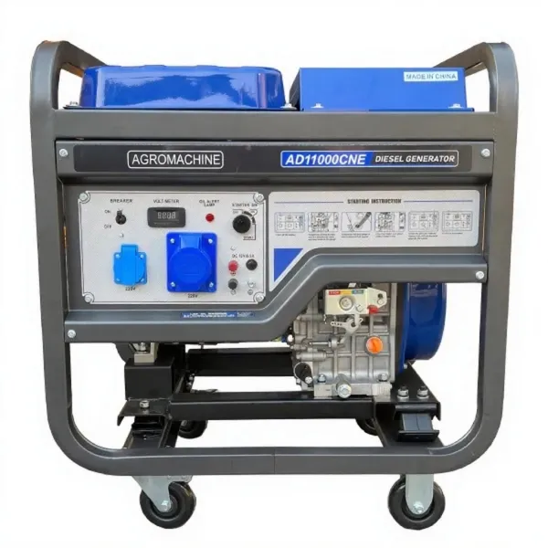 موتور برق دیزلی آگرو ۹ کیلووات مدل AD11000CNE تک فاز استارتی