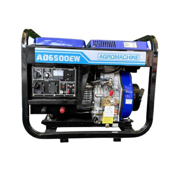 موتور برق دیزلی آگرو ۴.۵ کیلووات مدل AD6500EW تک فاز استارتی