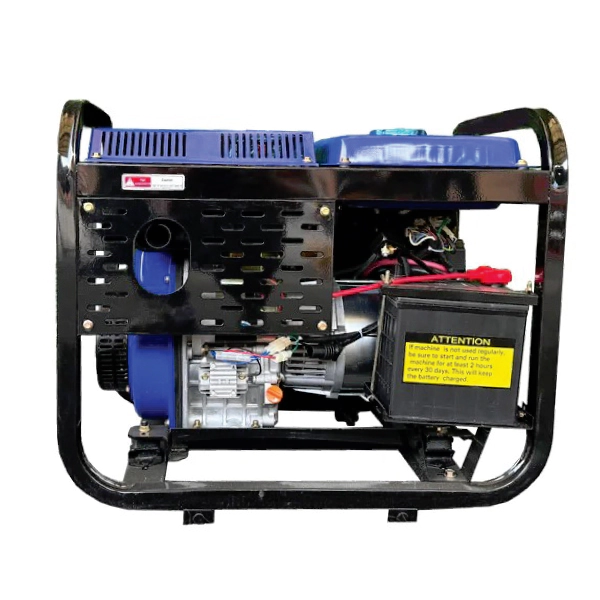 موتور برق دیزلی آگرو ۴.۵ کیلووات مدل AD6500EW تک فاز هندلی استارتی