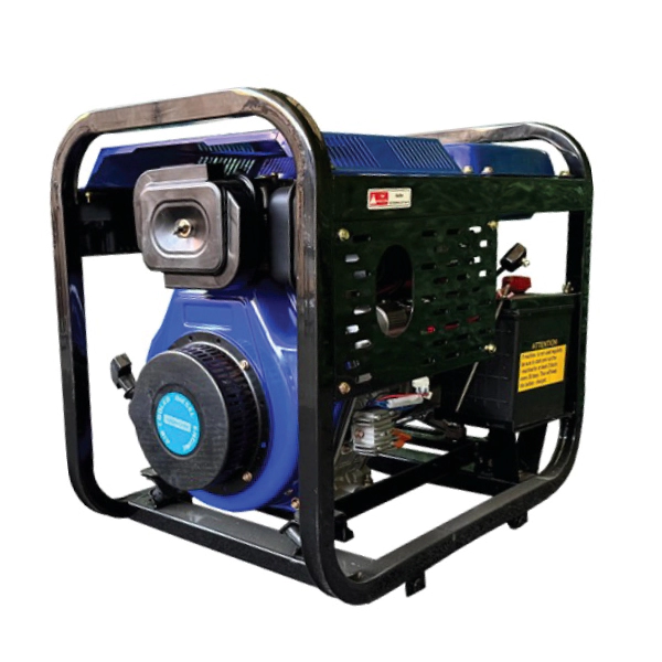 موتور برق دیزلی آگرو ۴.۵ کیلووات مدل AD6500EW تک فاز هندلی استارتی