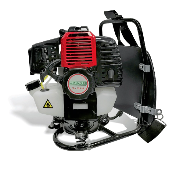 علف زن پشتی آگرو مدل BG520 | علف زن بنزینی با موتور دو زمانه