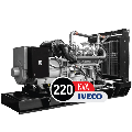 دیزل ژنراتور ایویکو 220 کاوا مدل NEF67TE2A کوپله شده با آلترناتور مکالته ایتالیا