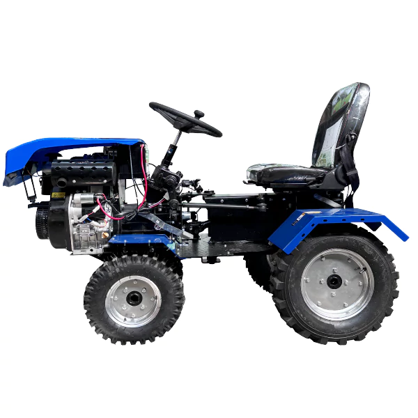 تیلر کولتیواتور ۴ چرخ آگرو کاور دار ۱۲ اسب بخار مدل AG001-1