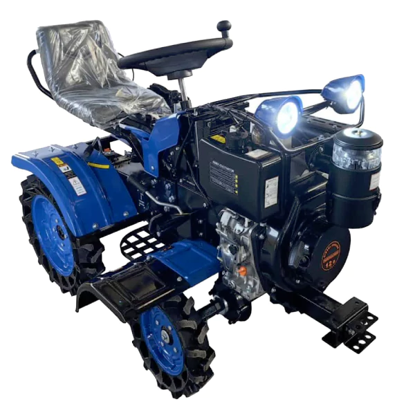 تیلر کولتیواتور ۴ چرخ آگرو چراغدار ۱۲ اسب بخار مدل AG001-2