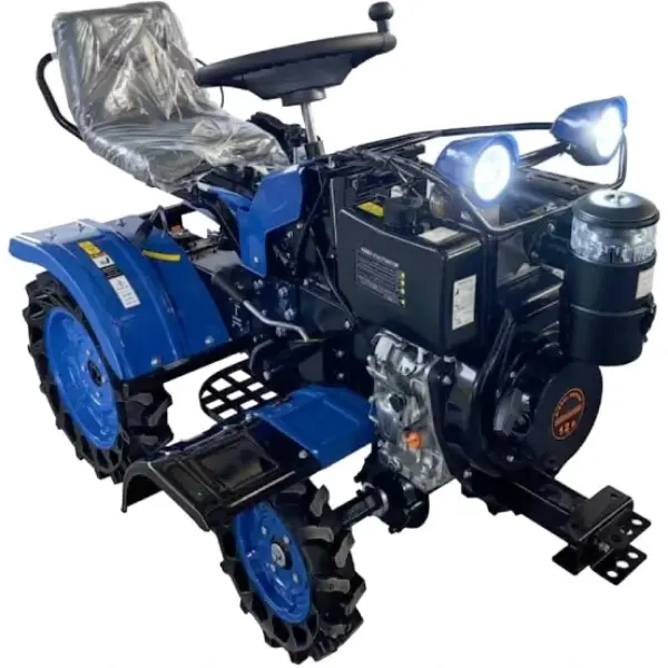 تیلر کولتیواتور ۴ چرخ آگرو چراغدار ۱۲ اسب بخار مدل AG001-2