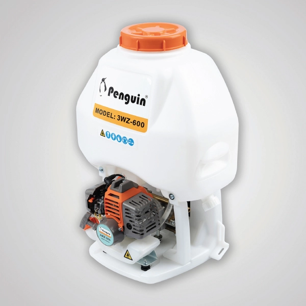 نمای جانبی تصویر سمپاش پشتی موتوری PENGUIN مدل 3WZ600