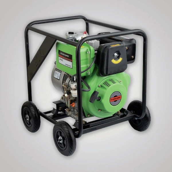 موتور پمپ آب دیزلی ۴ اینچ ETQ مدل DP4CLE2 استارت الکتریکی