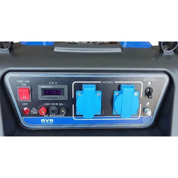 پنل موتور برق بنزینی زونگشن ۳.۳ کیلووات مدل KB3700E استارتی ریموت دار