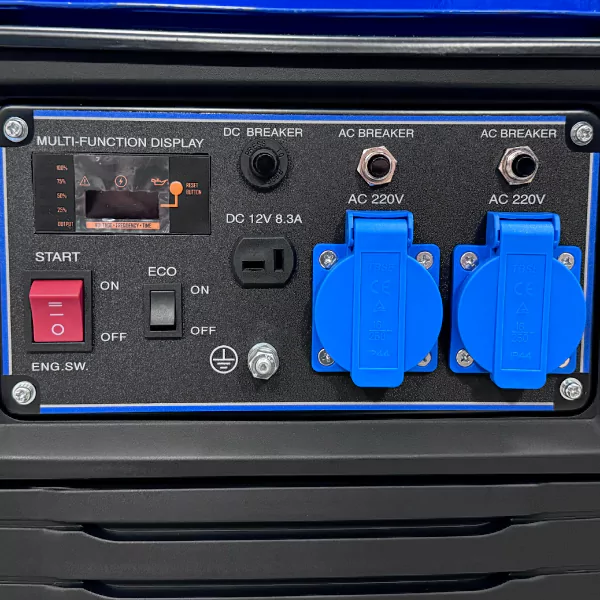 پنل کاربری موتور برق بنزینی زونگشن ۳.۵ کیلووات مدل BPB4000E استارتی اینورتری