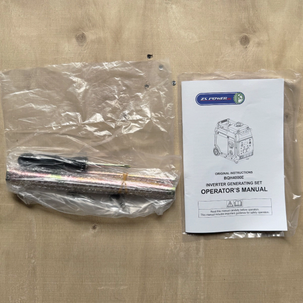 اقلام همراه موتور برق بنزینی زونگشن ۳.۸ کیلووات مدل BQH4000E استارتی اینورتری