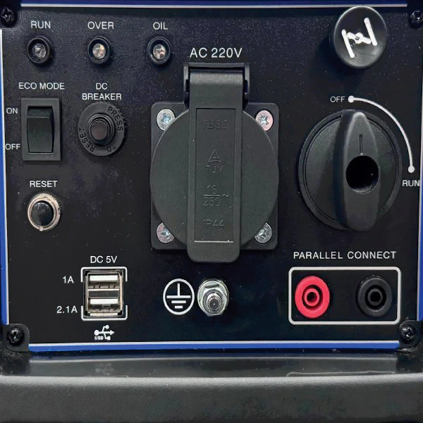 پنل کاربری موتور برق بنزینی زونگشن ۱.۸ کیلووات مدل BQH2000 کیفی