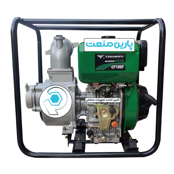 موتور پمپ دیزلی چانگفا ۴ اینچ مدل CFWD100C هندلی
