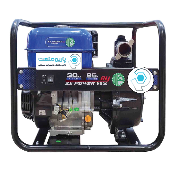 موتور پمپ بنزینی زونگشن ۲ اینچ مدل HB20 هندلی