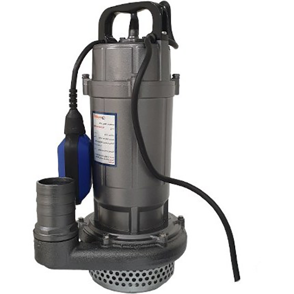 الکتروپمپ کف‌کش پلیکام 1 اینچ 19 متری مدل QDX1.5-18-0.37FP تک فاز