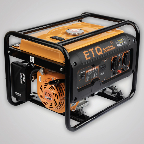 موتور برق بنزینی ETQ با ۳.۲ کیلووات مدل MG3800 تک فاز