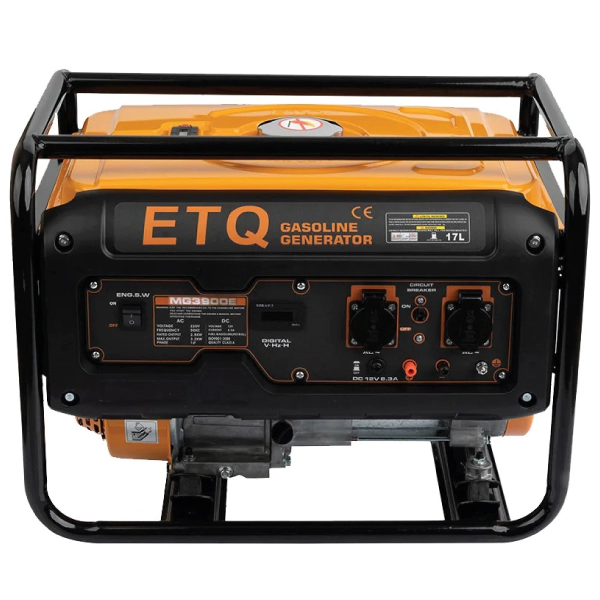 موتور برق بنزینی ETQ با ۳.۲ کیلووات مدل MG3900E تک فاز