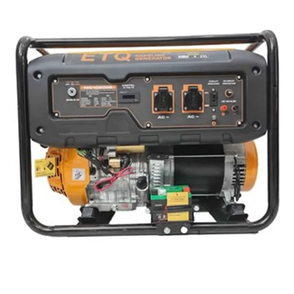 موتور برق بنزینی ETQ با ۶.۵ کیلووات مدل MG9000E تک فاز