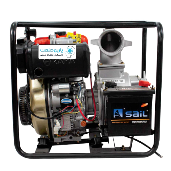 موتور پمپ دیزلی کاما مدل KDP40E هندلی و استارتی