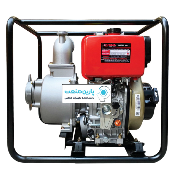 موتور پمپ دیزلی کاما ۴ اینچ مدل KDP40 هندلی