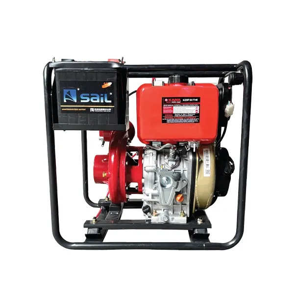موتور پمپ دیزلی کاما ۳ اینچ ۹۰ متری مدل KDP30THE استارتی