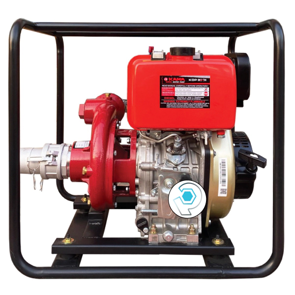 موتور پمپ دیزلی کاما ۳ اینچ مدل KDP30TH هندلی