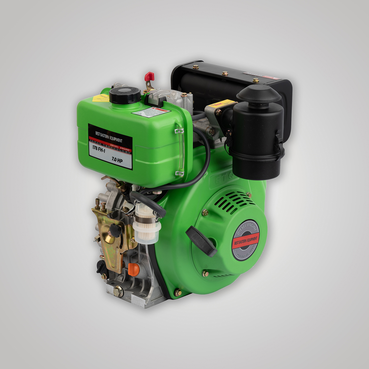 موتور تک دیزلی ای‌تی‌کیو 7 اسب بخار مدل 178F-SSE-2 استارت الکتریکی