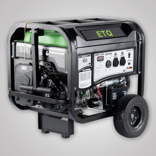 موتور برق بنزینی ETQ با توان ۱۱ کیلووات مدل TG-15900E تک فاز