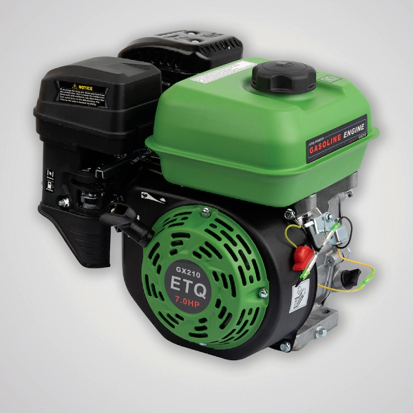 موتور تک بنزینی ETQ با توان 7.5 اسب بخار مدل GX210 خاری هندلی