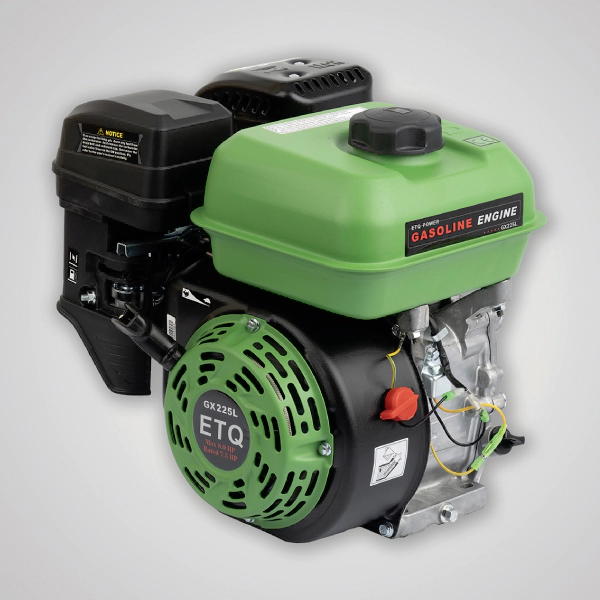 موتور تک بنزینی ETQ با توان 8 اسب بخار مدل GX225L خاری هندلی