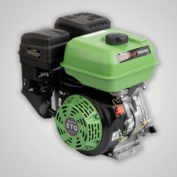 موتور تک بنزینی ETQ با توان 9 اسب بخار مدل GX270 خاری هندلی