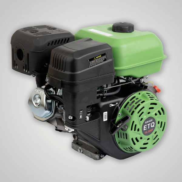 موتور تک بنزینی ETQ با توان 16 اسب بخار  مدل GX420 خاری هندلی