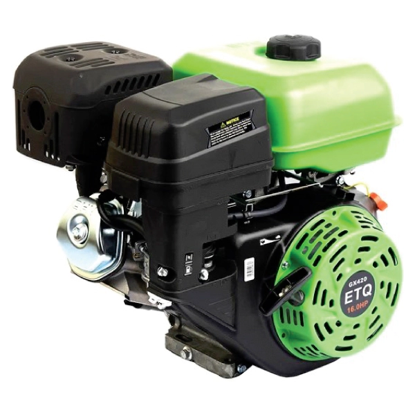 موتور تک بنزینی ETQ با توان 16 اسب بخار  مدل GX420L خاری هندلی