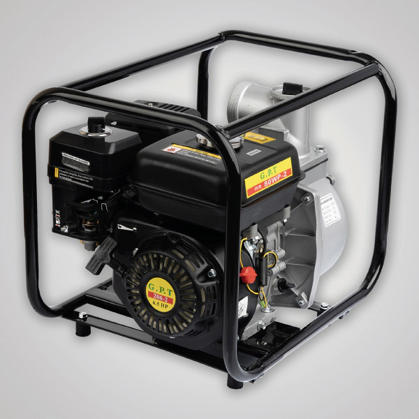 موتور پمپ بنزینی GPT با دهانه 3 اینچ 26 متر مدل GPT80WP2 هندلی