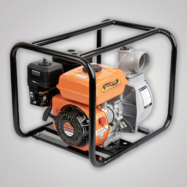 موتور پمپ بنزینی روستر 4 اینچ 30 متر مدل RS100WP هندلی